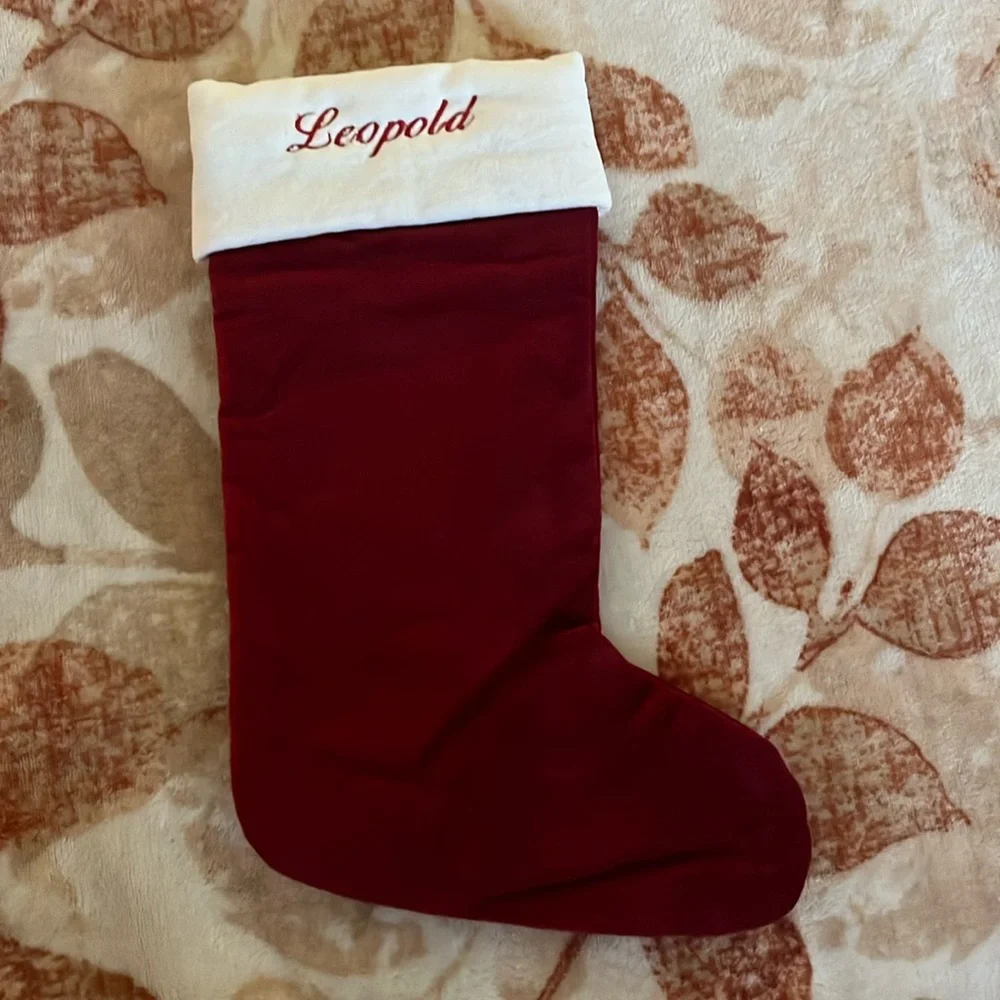 Pottery Barn Leopold Stocking